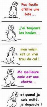 Pa facile d'etre une bite !!